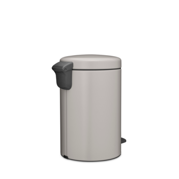 BRABANTIA atkritumu tvertne ar pedāli NewIcon, 12 l, Soft Grey (252303)