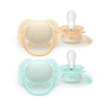 Philips Avent māneklītis Ultra soft Neutral, 0-6M (2 gab) (SCF091/40)