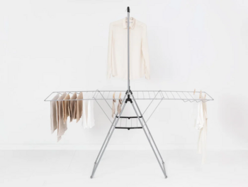 BRABANTIA HangOn veļas žāvētājs + pakaramais, 25m, Metallic Grey (403545)