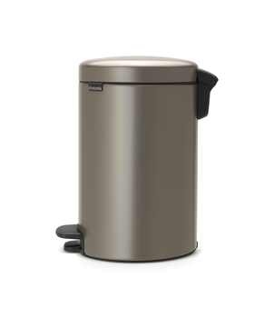 BRABANTIA atkritumu tvertne ar pedāli NewIcon, 12 l, Platinum (113628)