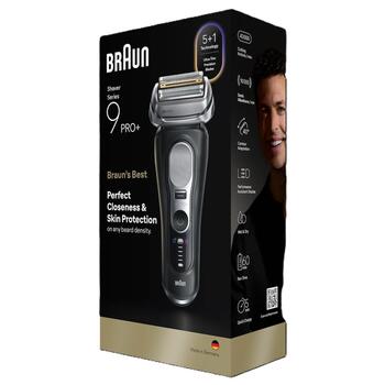 BRAUN bārdas skuveklis 9 Pro+, melns (9600s)