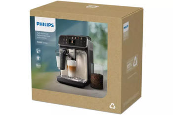 PHILIPS 5000 sērijas Super-automatic Espresso kafijas automāts, balts (EP5545/70)