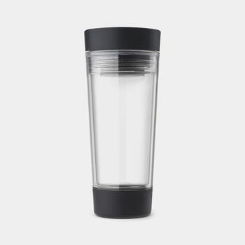 BRABANTIA Make & Take ceļojumu tējas krūze, 0.36 L, dark grey (228766)