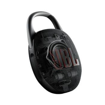JBL ūdensizturīga portatīvā skanda ar karabīni, melns (JBLCLIP5BLK)