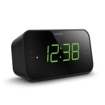 PHILIPS radio pulkstenis, melns (TAR3306/12)