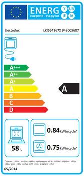 Electrolux elektriskā plīts ar elektrisko cepeškrāsni un indukcijas virsmu, 50cm (1. kopija) (LKI564267X)