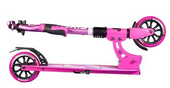 Six Degrees Aluminium Scooter skrejritenis 145 mm, rozā (AU 584)