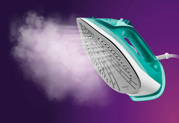 PHILIPS 3000 sērijas Tvaika gludeklis, 2400W, zaļš (DST3030/70)