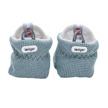 Lodger Slipper Ciumbelle kokvilnas čībiņas, 3-6m, Ocean (SLC 074_3-6)