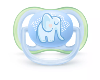 Philips Avent māneklītis Ultra Air Deco, blue elephant, 0-6M (1 gab), zēnu (SCF086/01)