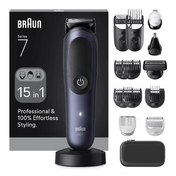 BRAUN All-in-One Series 7, 15-in-1 matu, bārdas un ķermeņa trimmeris (AIO7580)