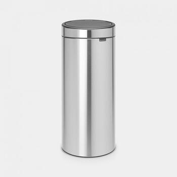 BRABANTIA aktritumu  tvertne Touch Bin 30l, Matt steel (115349)
