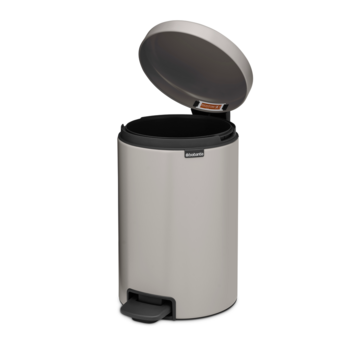 BRABANTIA atkritumu tvertne ar pedāli NewIcon, 12 l, Soft Grey (252303)