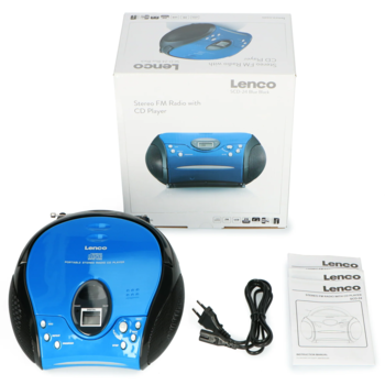 Lenco CD magnetola, zila/melna (SCD-24 Blue/Black)