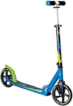 Muuwmi Aluminium Scooter skrejritenis 205 mm,zaļš-zils - melns (AU 522)