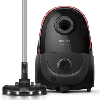 PHILIPS 6000 series putekļsūcējs ar maisu, 900W, melns (XD6142/12)