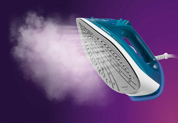 PHILIPS 3000 sērijas Tvaika gludeklis, 2600W, zilganzaļs (DST3040/70)