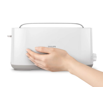 PHILIPS Daily Collection Tosteris, 830W, balts (HD2590/00)