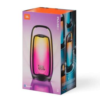 JBL portatīvā skanda ar LED gaismas efektiem, melna (JBLPULSE6BLK)