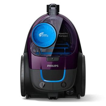 PHILIPS PowerPro Compact bezmaisu putekļsūcējs, 650 W (violets) (FC9333/09)