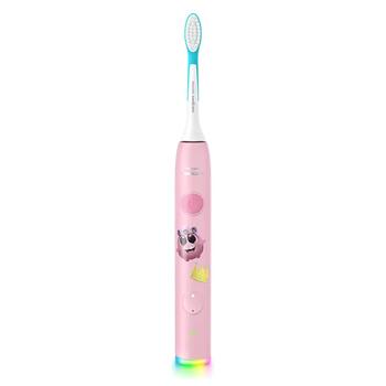 Sonicare zobu birste bērniem ar bluetooth, rozā (HX6600/11)