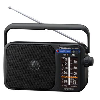 Panasonic portatīvais radio, melns (RF-2400DEG-K)