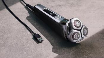 PHILIPS i9000 Prestige Ultra Elektroskuveklis mitrai/sausai skūšanai (lādējams), Tumšs šīferis (XP9202/10)