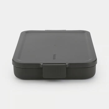 BRABANTIA Make & Take pusdienu kārba, plakana, dark grey (202704)