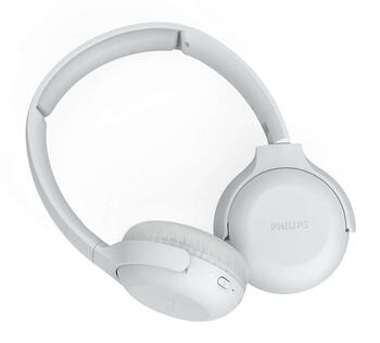 PHILIPS UpBeat bezvadu austiņas ar galvas stīpu un mikrofonu, baltas (TAUH202WT/00)
