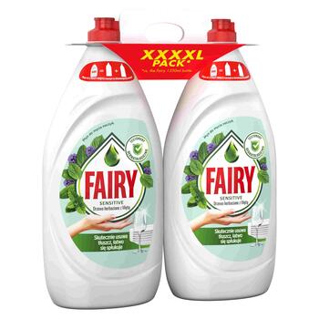 FAIRY Tea Tree&Mint trauku mazgāšanas līdzeklis, komplekts, 2x1350ml (80807256)