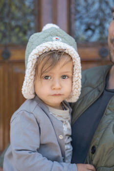Lodger Hatter Folklore Fleece cepure, Elm, 12-24m (HT 632_12-24)