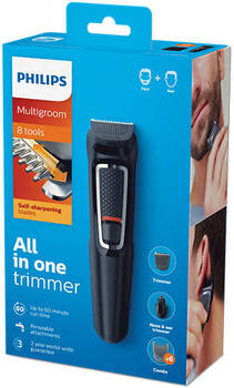 PHILIPS universālais trimmeris sejai un matiem  8 in 1 (MG3730/15)
