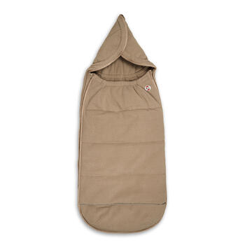 Lodger Mini BunkerTeddy vissezonas guļammaiss autokrēsliņiem, Beige (BKM 630)