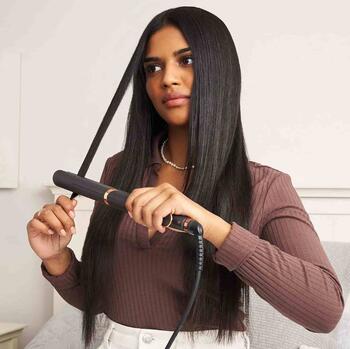 BaByliss Smooth Pro matu taisnotājs, melns/zelts (ST394E)