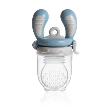 Kidsme Food Feeder bērna ēdināšanas ierīce cietiem produktiem (liels), Azure, no 6 mēn. (160337AZ)