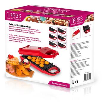 Trebs uzkodu pagatavošanas ierīce, 6in1, sarkana (99356)