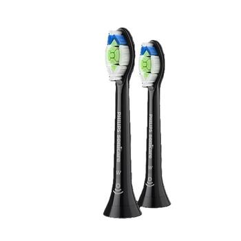Sonicare Optimal White birstes uzgaļi (2gab.), melns (HX6062/88)