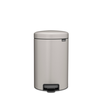 BRABANTIA atkritumu tvertne ar pedāli NewIcon, 12 l, Soft Grey (252303)