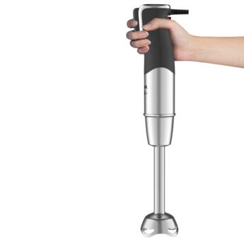 TEFAL rokas blenderis Infinity Force Pro 5in1, melns/nerūsējošais tērauda (HB95LD38)