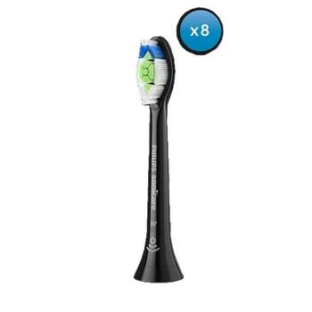 Sonicare Optimal White birstes uzgaļi (8gab.), melns (HX6068/88)