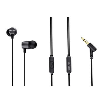 AIWA In-Ear austiņas, melnas (ESTM-30BK)