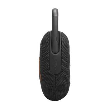 JBL ūdensizturīga portatīvā skanda ar karabīni, melns (JBLCLIP5BLK)