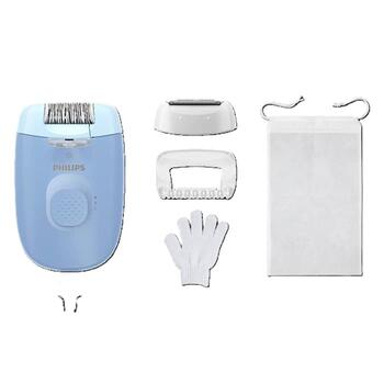 PHILIPS 4000. sērijas epilators ar vadu, zils (BRE247/00)