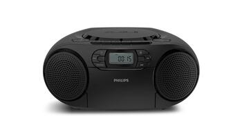 PHILIPS CD Soundmachine magnetola, melna (TAZ2200/10)