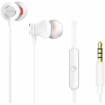 AIWA In-Ear stereo austiņas ar mikrofonu, baltas (ESTM-50WT)