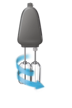 PHILIPS Viva Collection mikseris, 450 W (balts) (HR3745/00)