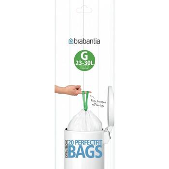 BRABANTIA atkritumu tvertņu maisiņi, 23-30 l, (G) (20 gab) (246265)