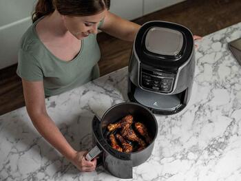 Ninja Deluxe karstā gaisa katls , 5.2l, 1750W, pelēks (AF160EU)