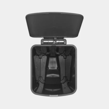 BRABANTIA atkritumu tvertne StepUp ar pedāli, 40l, dark grey (800023)