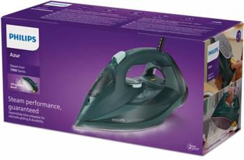 PHILIPS 7000 sērijas Tvaika gludeklis, dziļa, opāla zaļa (DST7050/70)